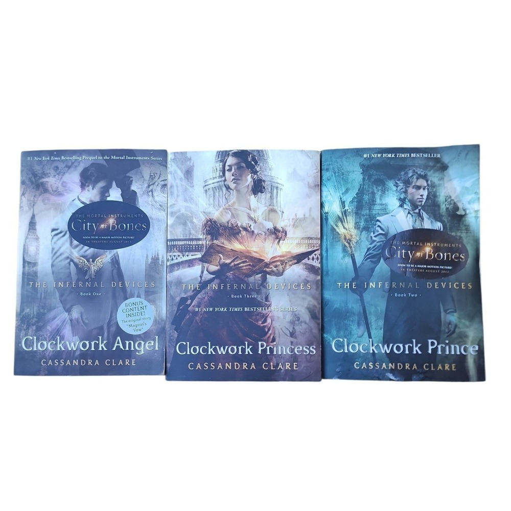 The Infernal Devices Trilogy Cassandra Clare Clockwork Angel Prince Princess 3Pk